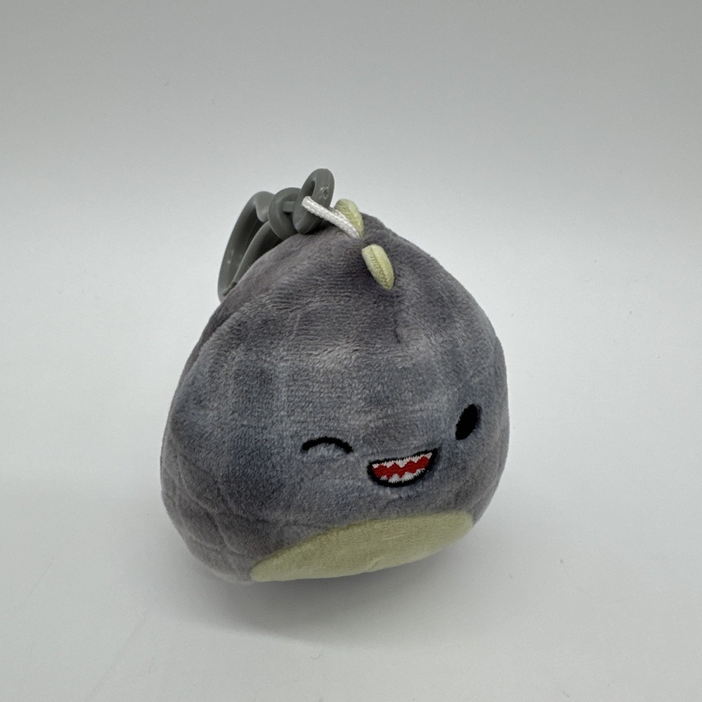 Squishmallows 3.55" Clip-On Gordon the Shark‎ Plush, Small Smiling Shark Plush